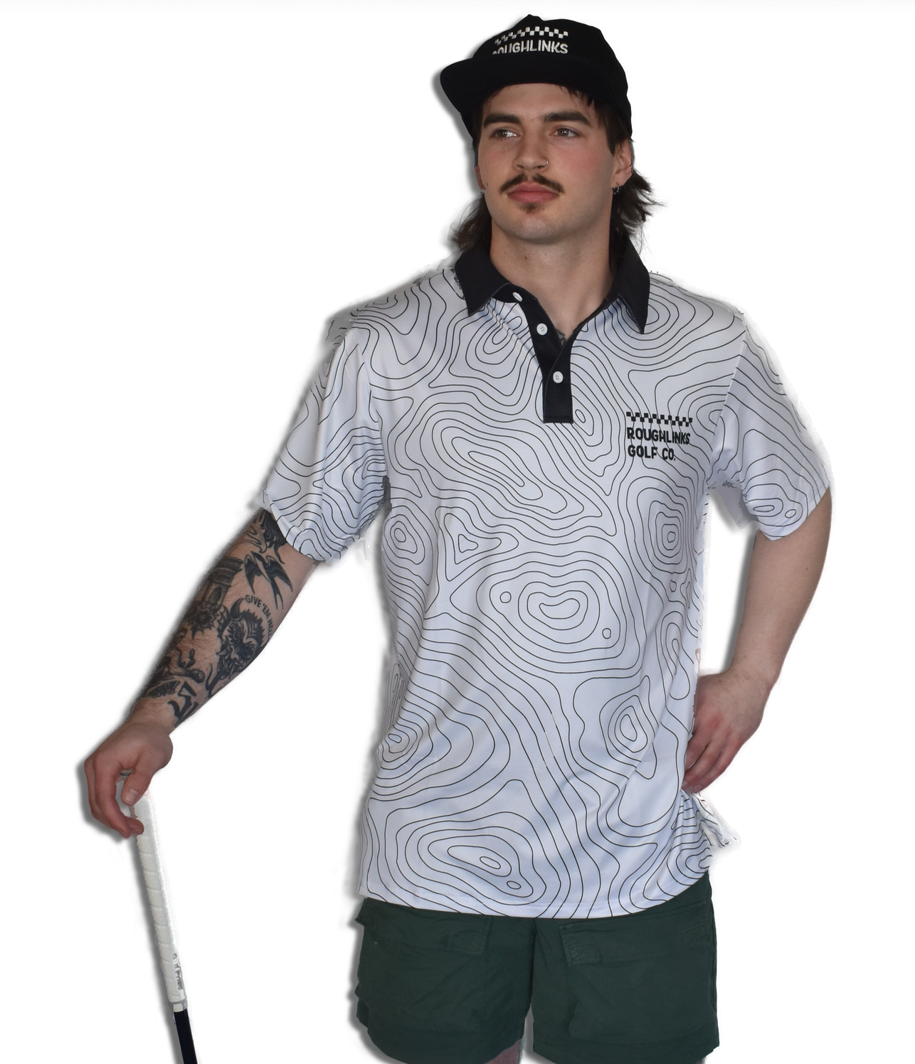 Bunker Polo - White/Black